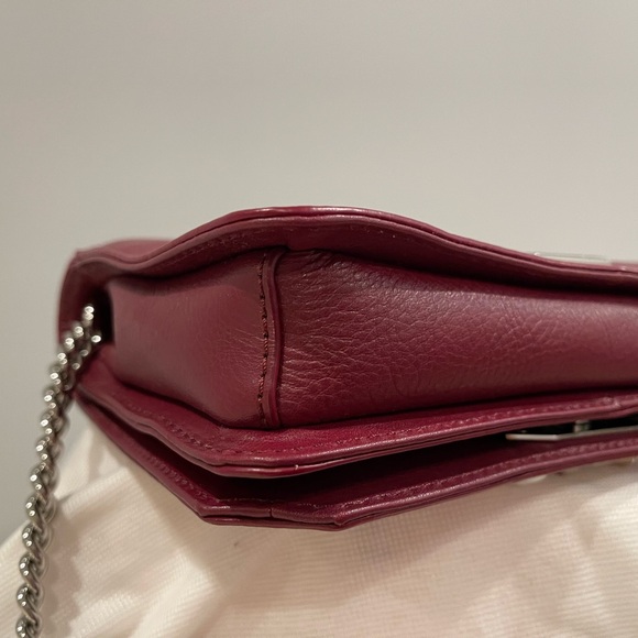 Rebecca Minkoff quilted Love cross body in pinot noir - Picture 7 of 11